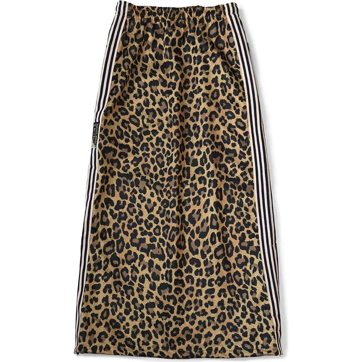 Kapital Smooth Jersey Leopard Pattern Stuntmanwoman Skirt
