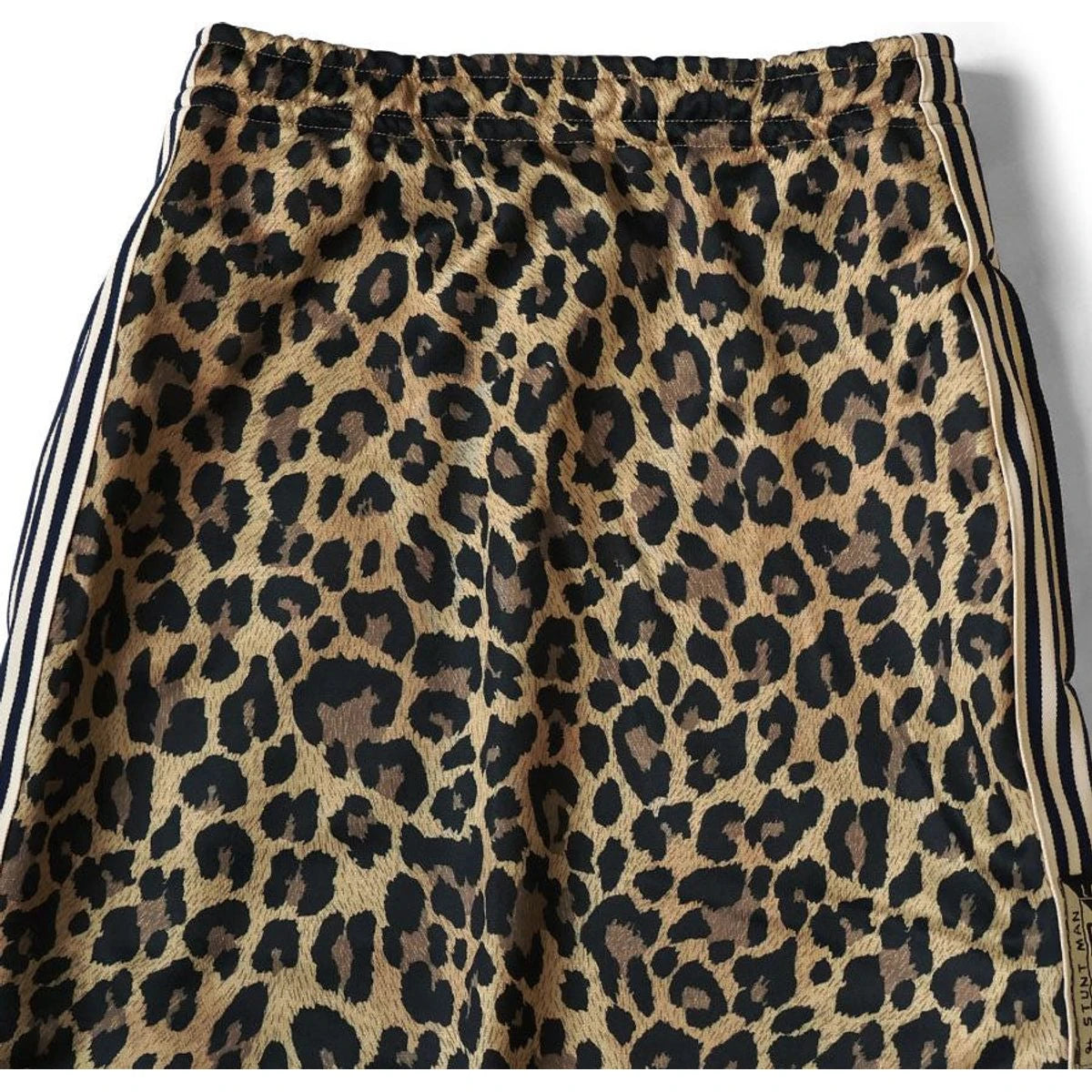 Kapital Smooth Jersey Leopard Pattern Stuntmanwoman Skirt