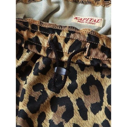 Kapital Smooth Jersey Leopard Pattern Stuntmanwoman Skirt