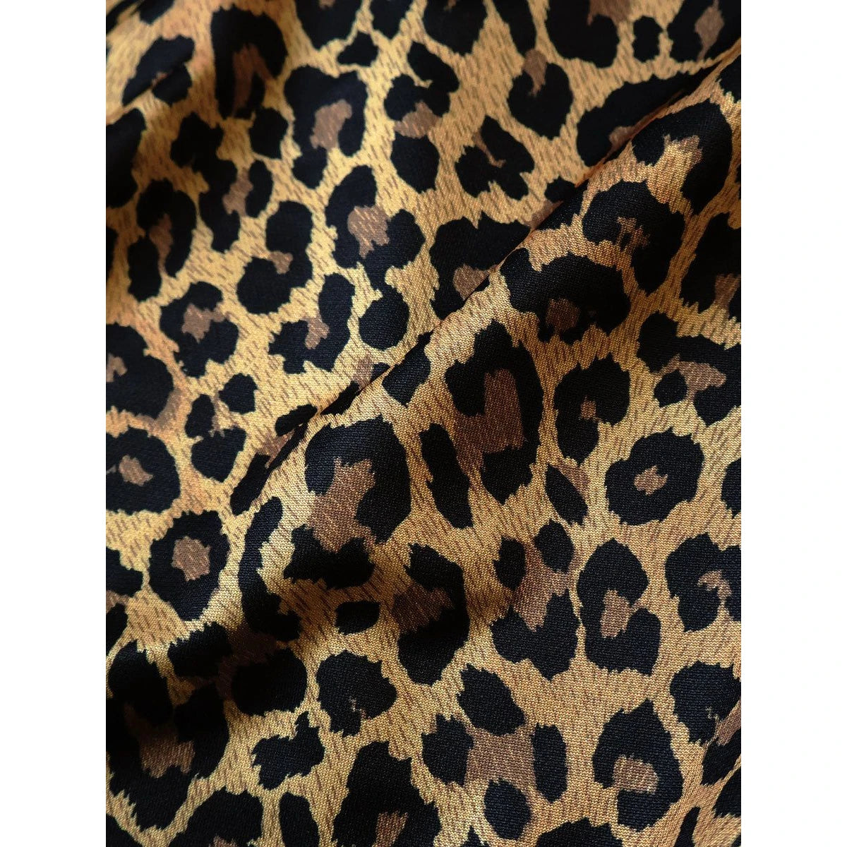 Kapital Smooth Jersey Leopard Pattern Stuntmanwoman Skirt