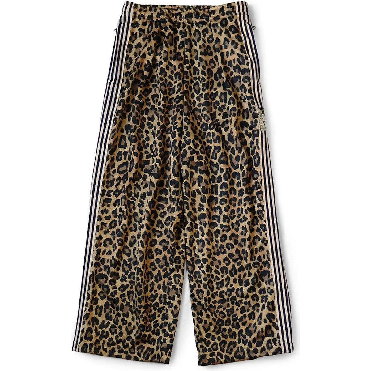 Kapital Smooth Jersey Leopard Print Stuntman Baggy Track Pants