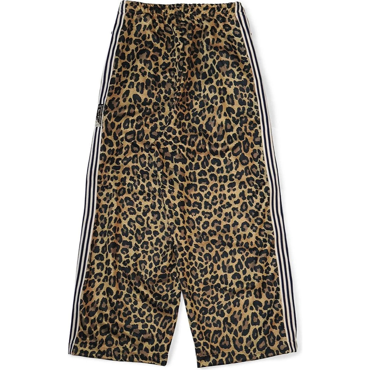 Kapital Smooth Jersey Leopard Print Stuntman Baggy Track Pants