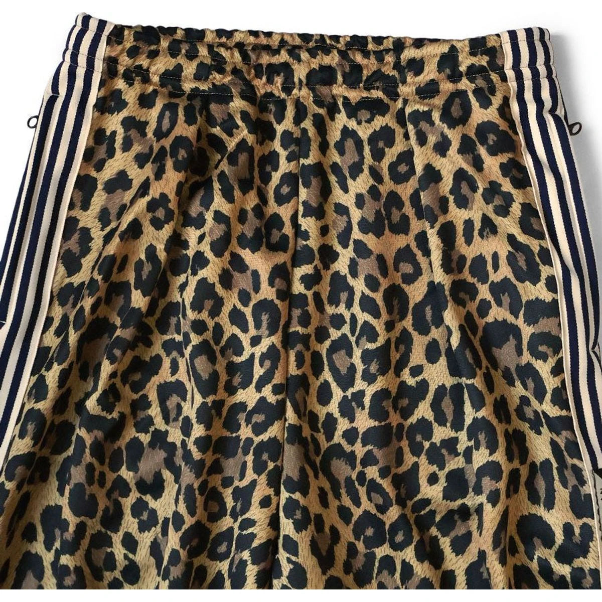 Kapital Smooth Jersey Leopard Print Stuntman Baggy Track Pants