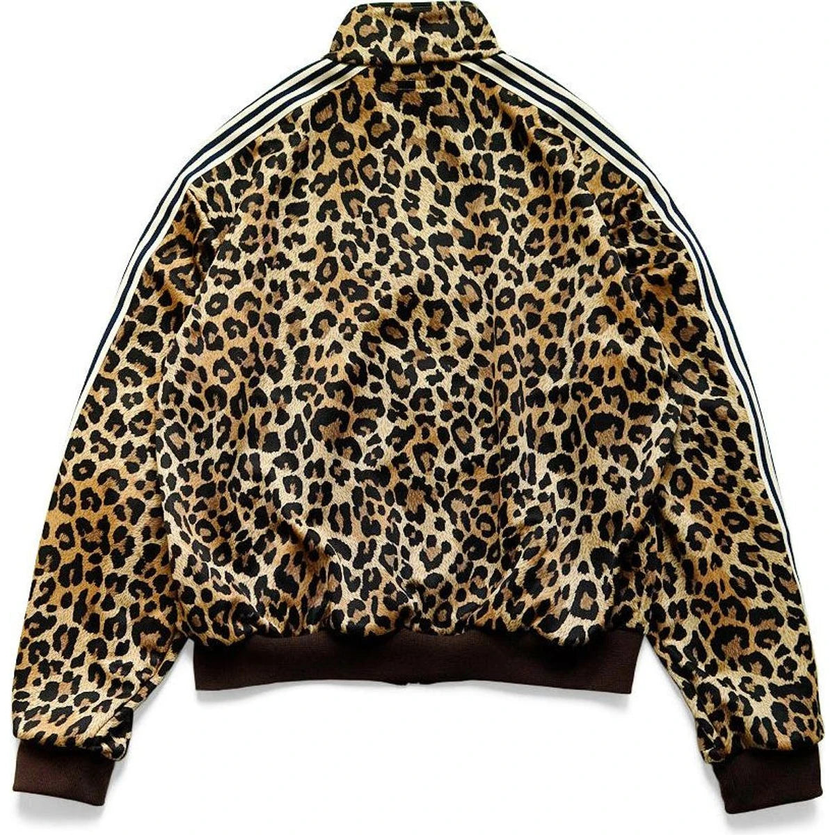 Kapital Smooth Jersey Leopard Print Stuntman Track Jacket