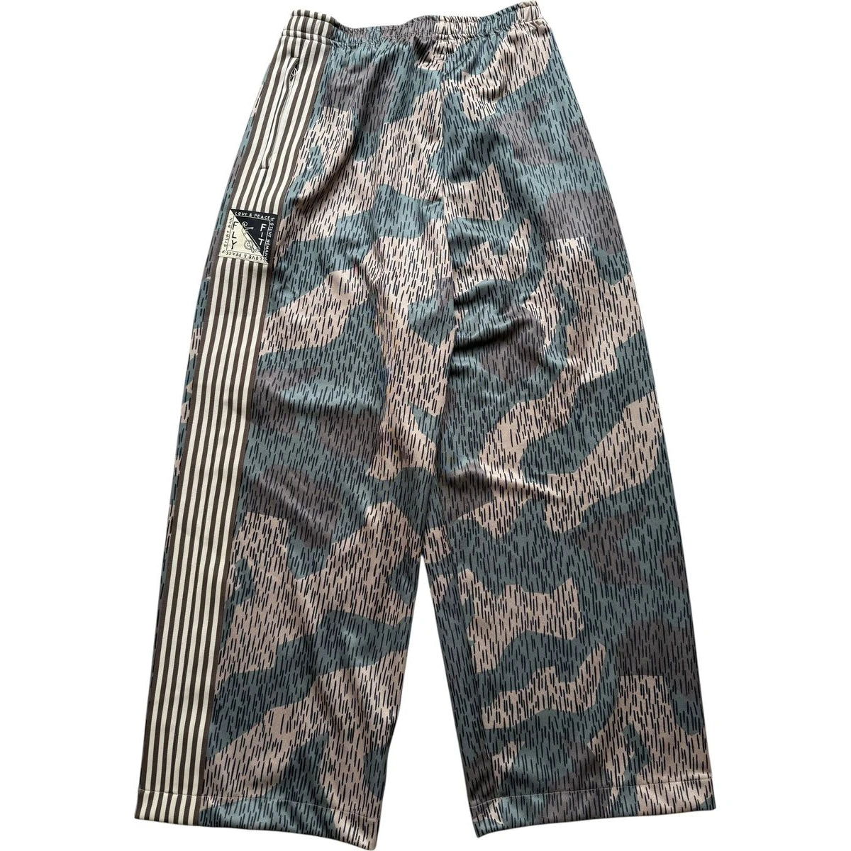 Kapital Smooth Jersey Rain Camo Baggy Track Pants