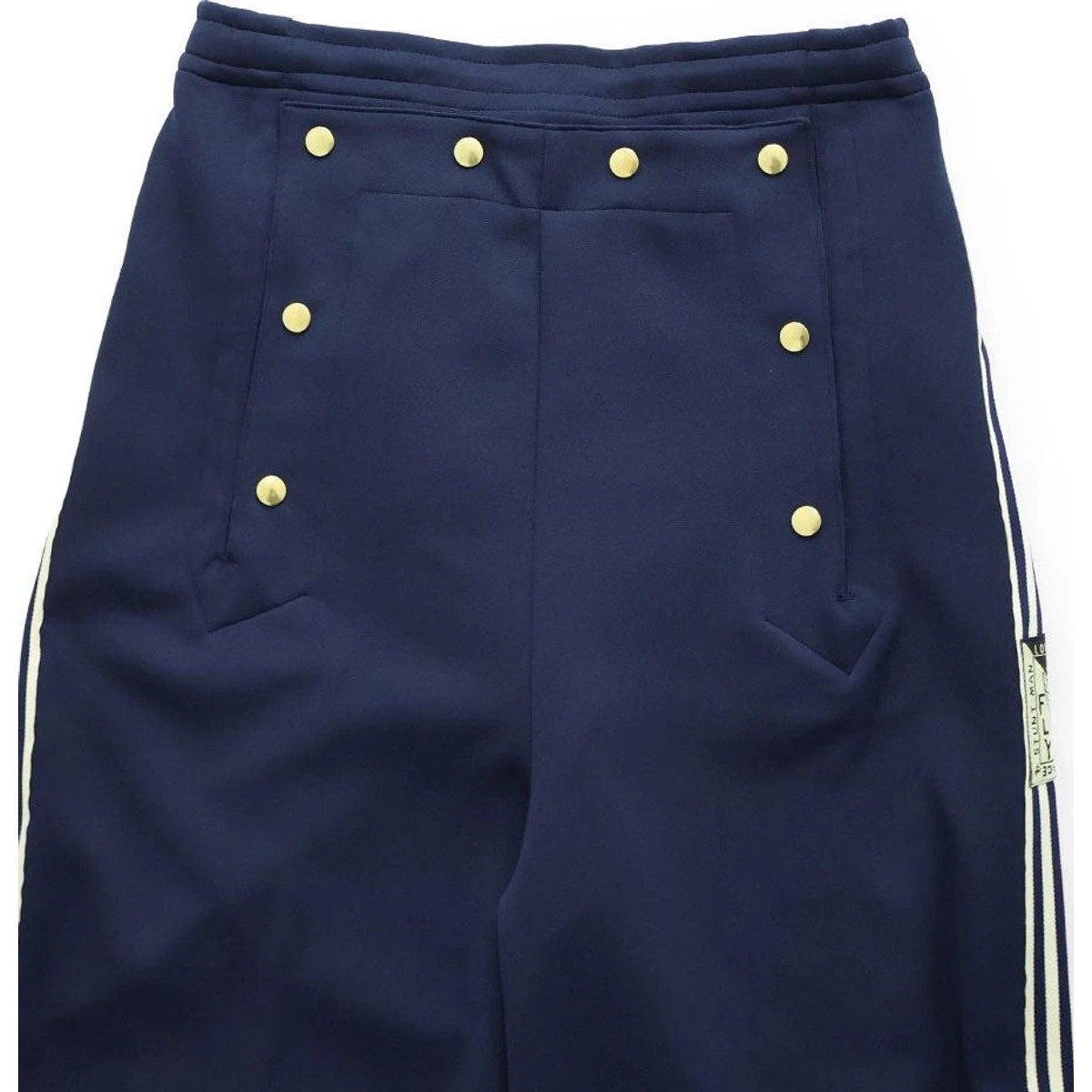 Kapital Smooth Jersey Sailor Baggy Track Pants (Banner Stripe)
