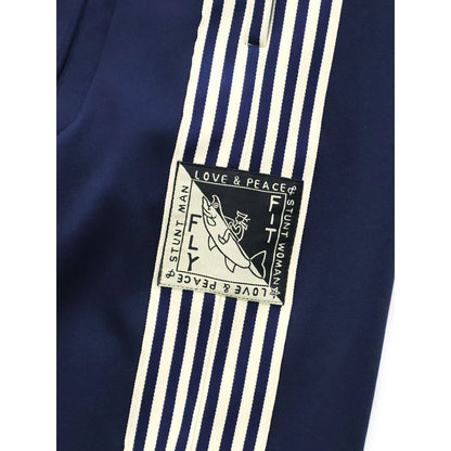 Kapital Smooth Jersey Sailor Baggy Track Pants (Banner Stripe)