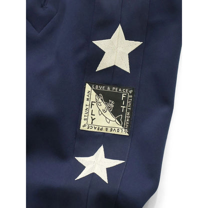 Kapital Smooth Jersey Sailor Baggy Track Pants (Betsy Ross)