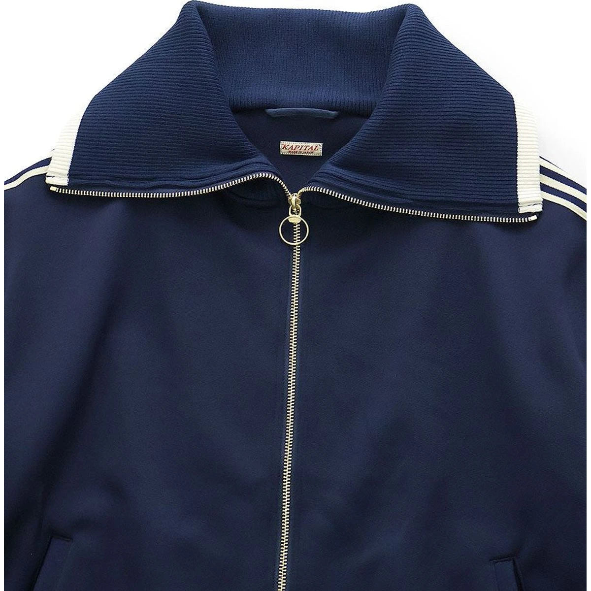 Kapital Smooth Jersey Sailor Track Jacket (Banner Stripe)