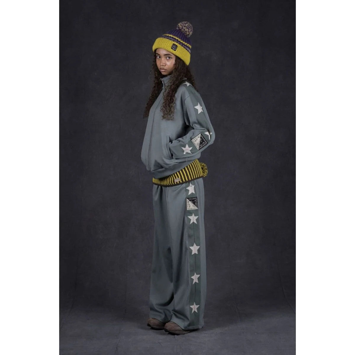 Kapital Smooth Jersey Stuntman Baggy Track Pants