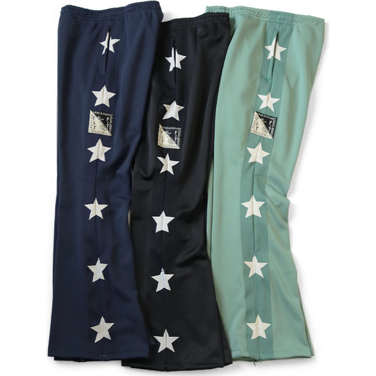 Kapital Smooth Jersey Stuntman Flare Track Pants