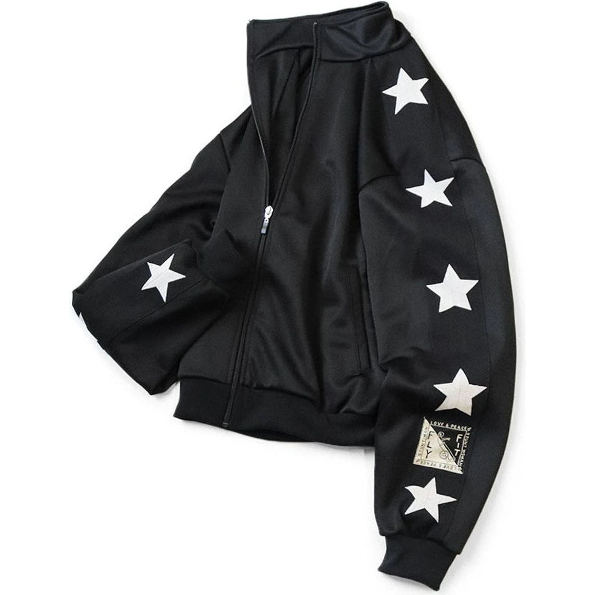 KAPITAL ブラック 星柄 ジャージ Kapital Smooth Jersey Stuntman & Track Jacket | COJP Gallery