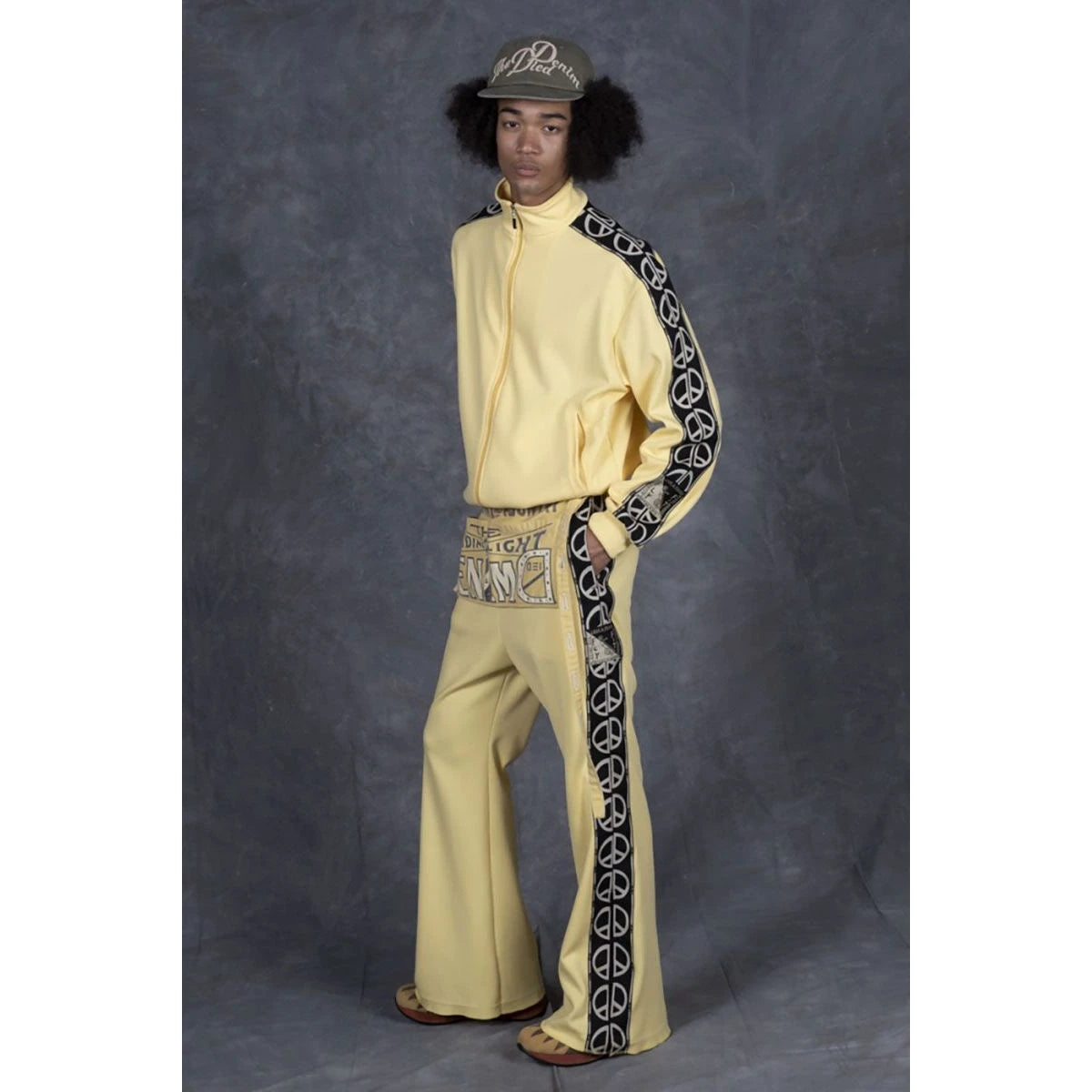 Kapital Smooth Jersey TH.DD Flare Track Pants