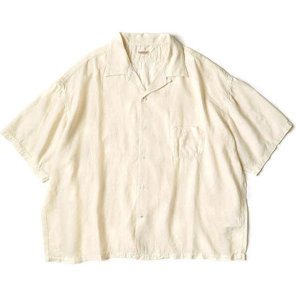 Kapital Soft Linen Open Collar Big Shirt