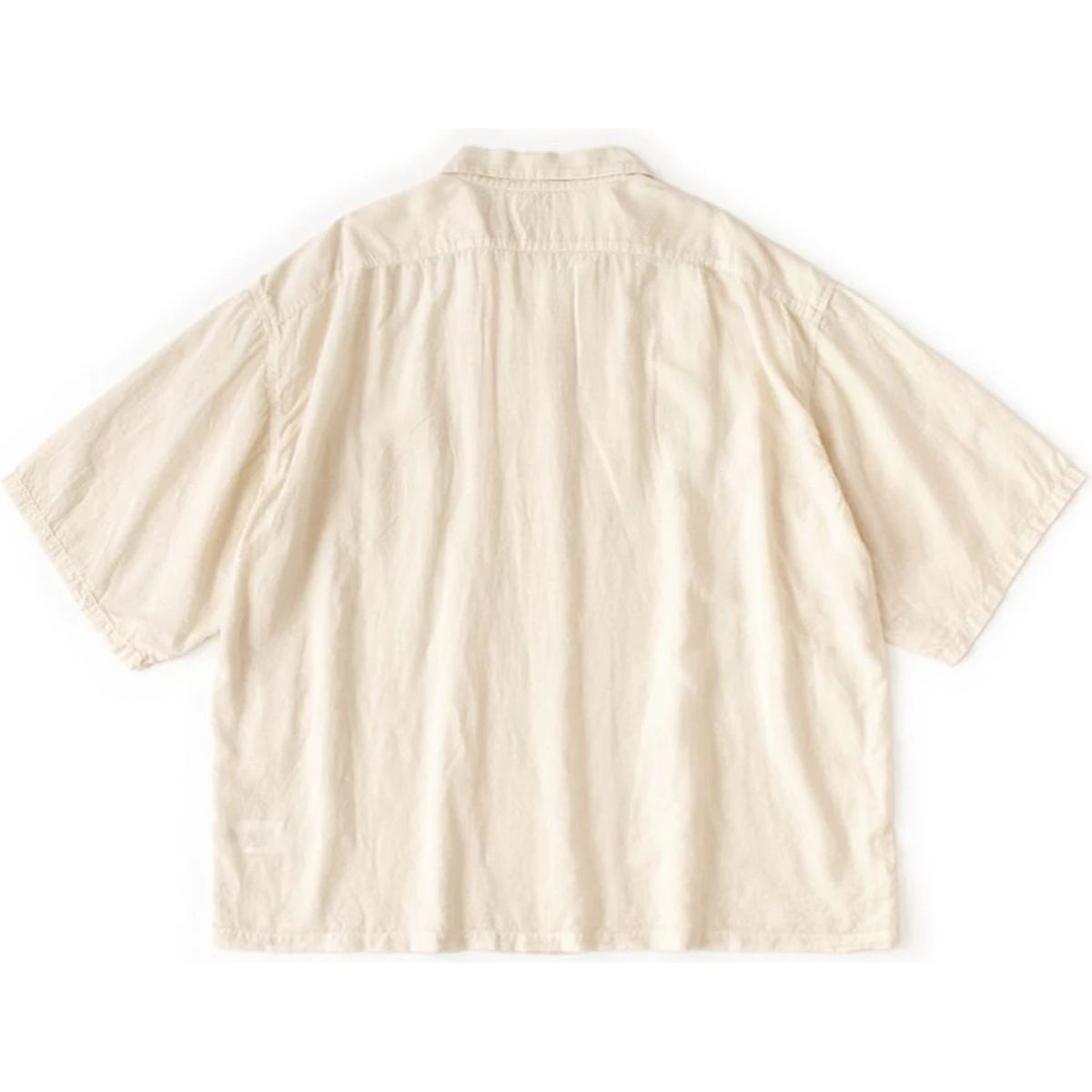 Kapital Soft Linen Open Collar Oversized Shirt