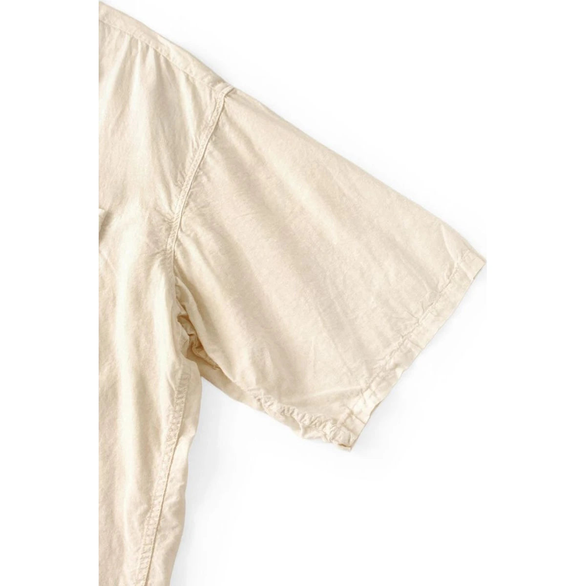 Kapital Soft Linen Open Collar Oversized Shirt