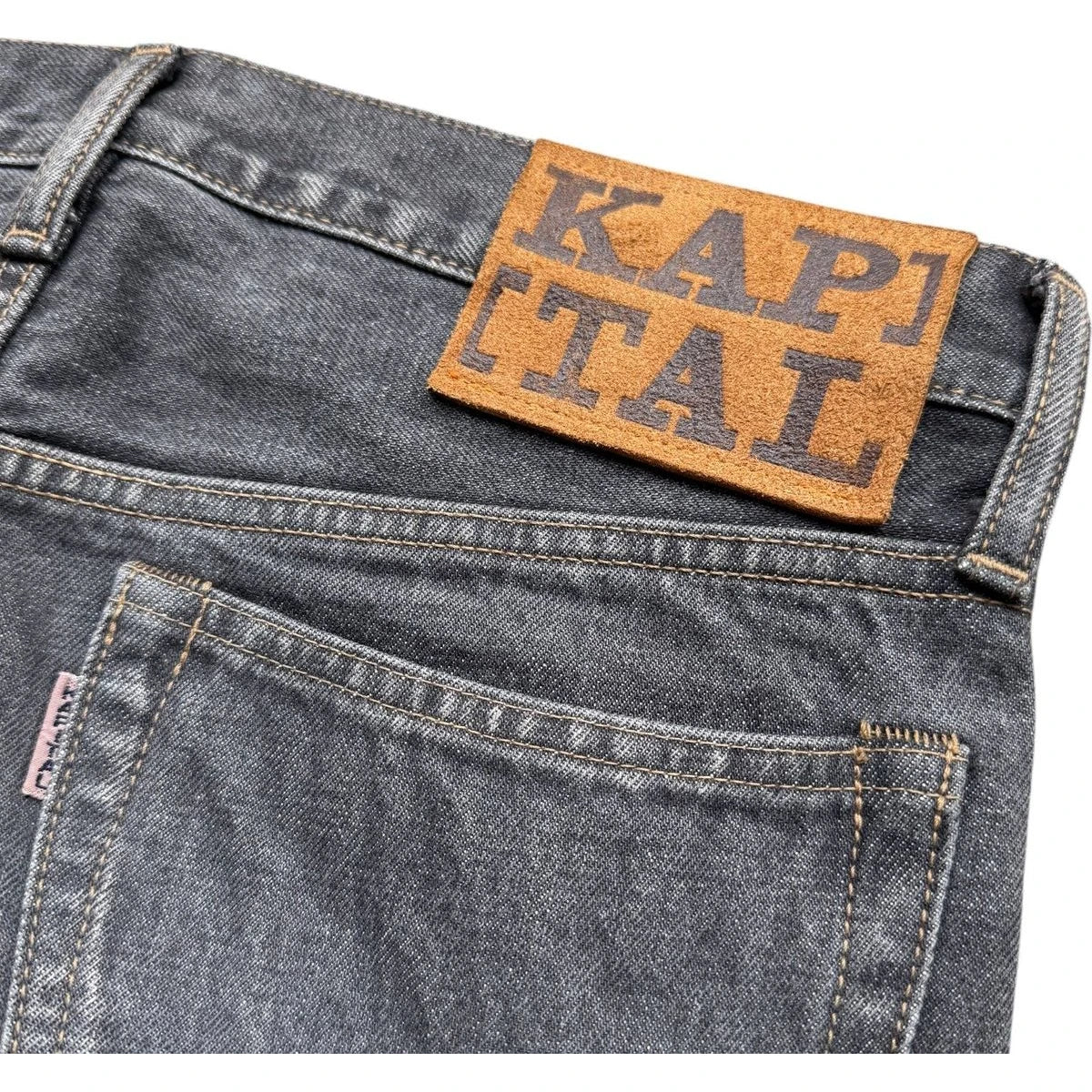 Kapital Straight Thread Black Denim 5P Stone (2015)