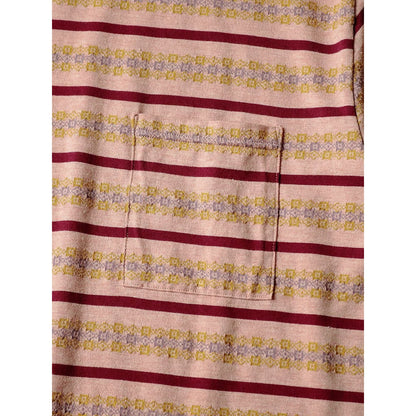 Kapital Sunrise Jacquard Border Jersey Pennant T Shirt (1 Flag)