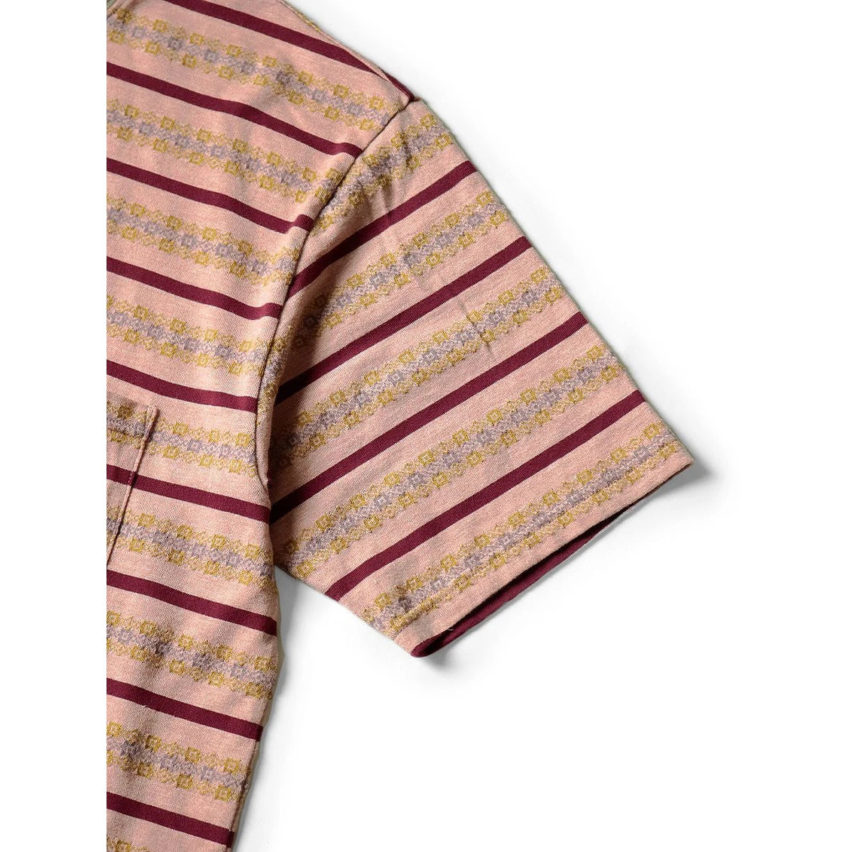Kapital Sunrise Jacquard Border Jersey Pennant T Shirt (1 Flag)