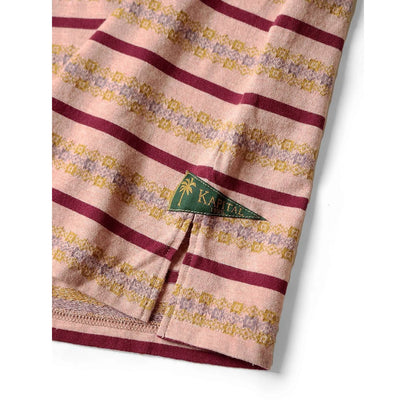 Kapital Sunrise Jacquard Border Jersey Pennant T Shirt (1 Flag)