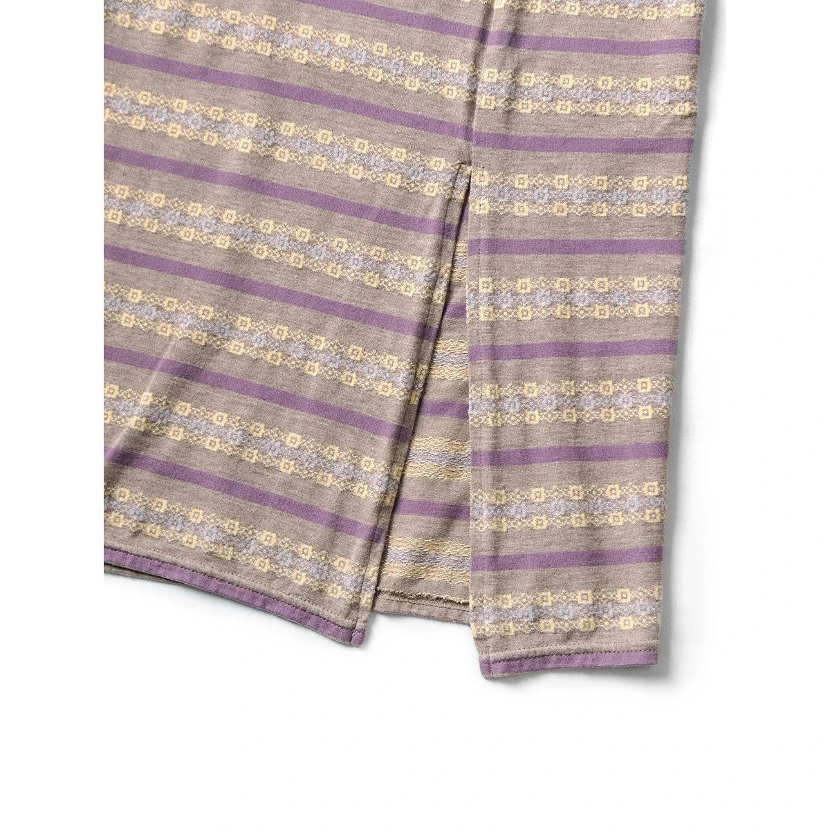 Kapital Sunrise Jacquard Striped Jersey Abeco Bear Sleeveless Dress