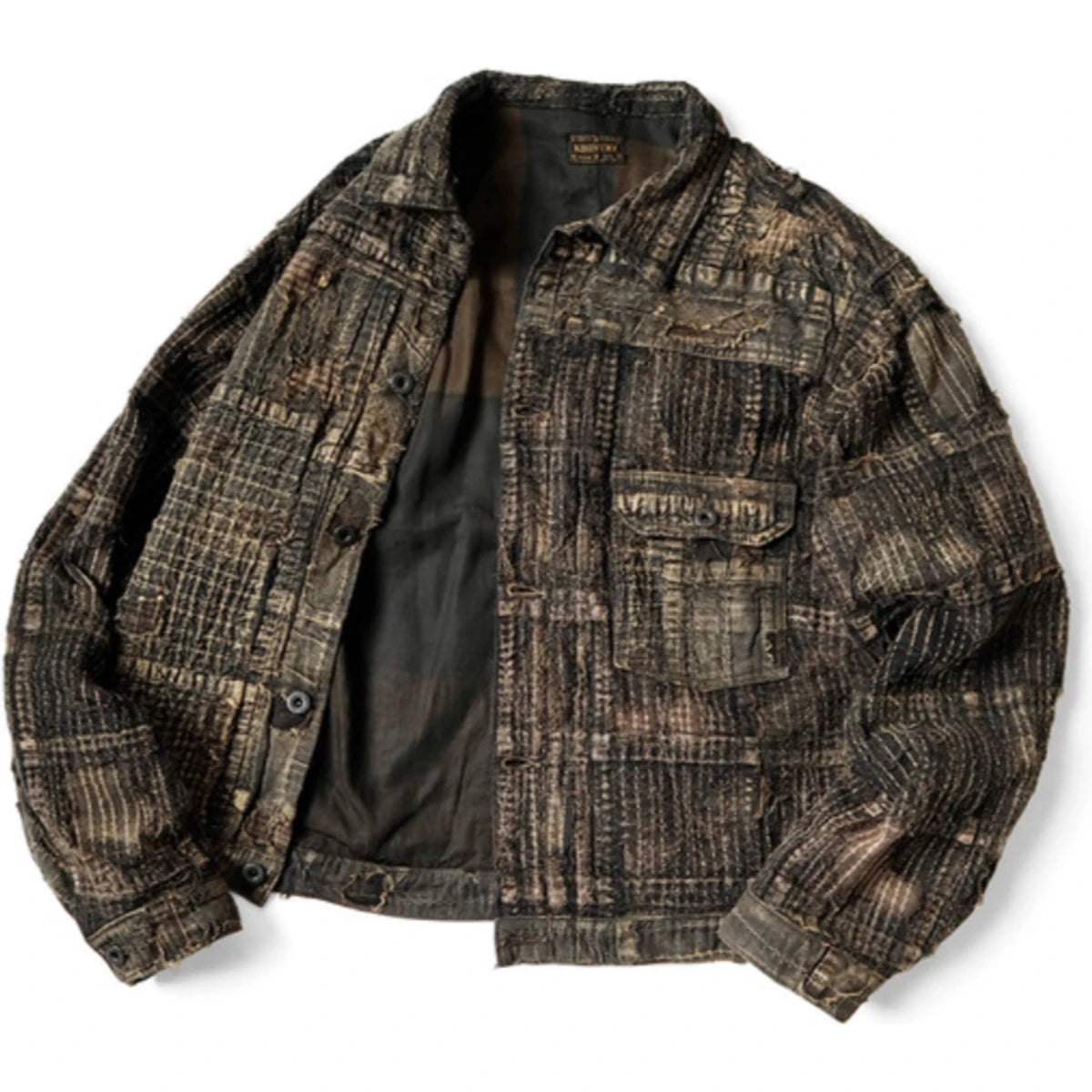 Kapital TEACORE Black Boro Spring 1st Jacket | CO JP Gallery Kapital TEACORE Black Boro Spring 1st Jacket | CO JP Gallery