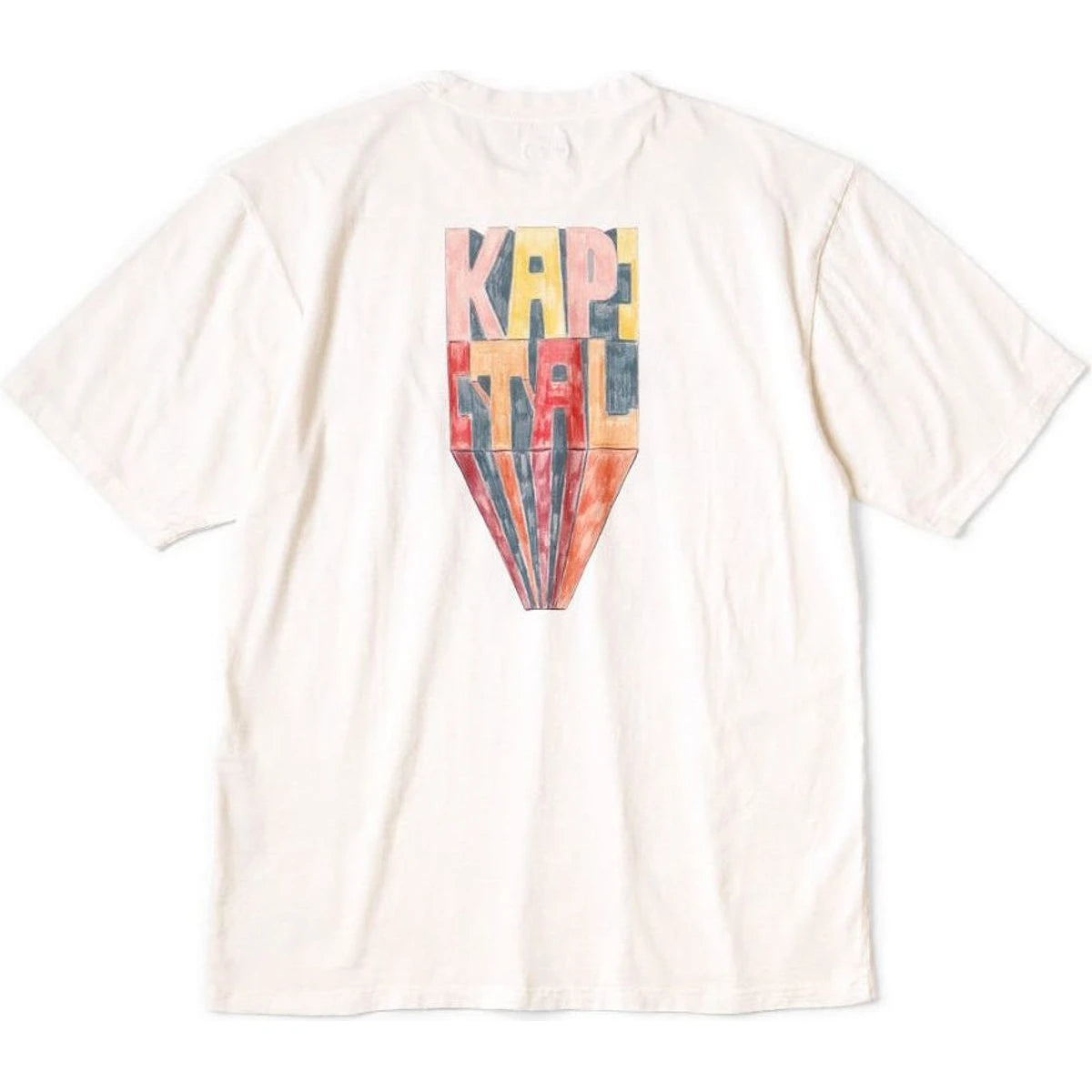 Kapital Tenjiku Crew T-Shirt (Analog Piano Man Print)