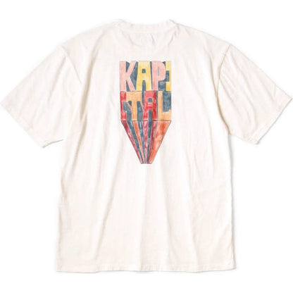 Kapital Tenjiku Crew T-Shirt (Analog Piano Man Print)