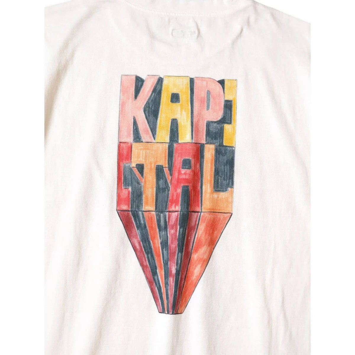 Kapital Tenjiku Crew T-Shirt (Analog Piano Man Print)