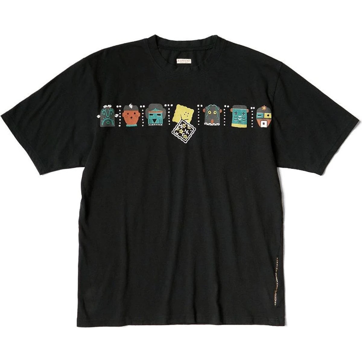 Kapital Tenjiku Crew T-Shirt (Peckish & Kachina Print)