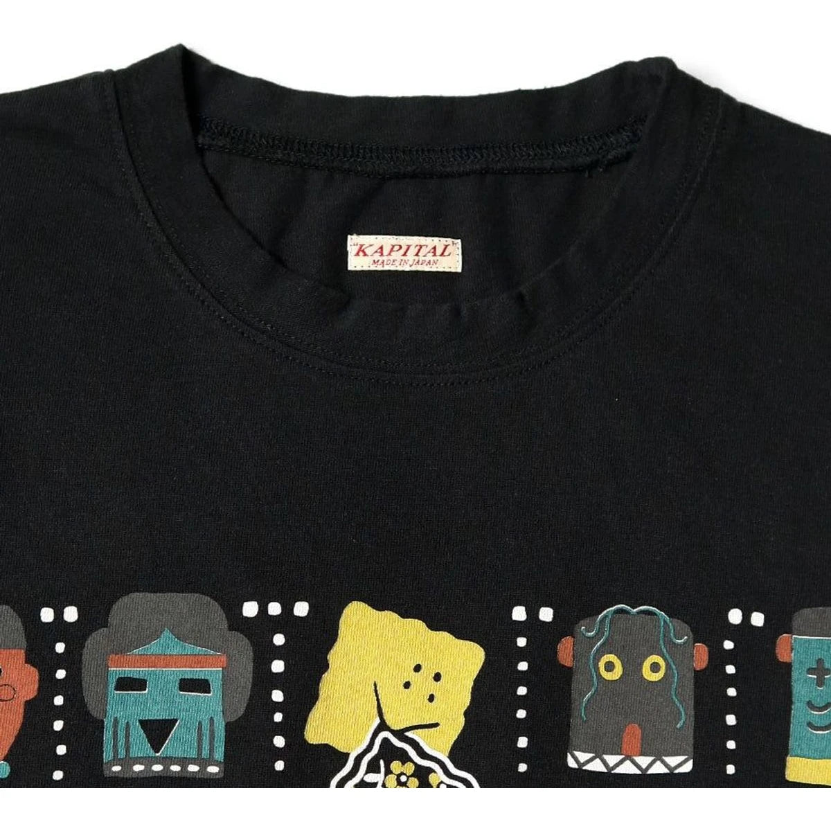Kapital Tenjiku Crew T-Shirt (Peckish & Kachina Print)