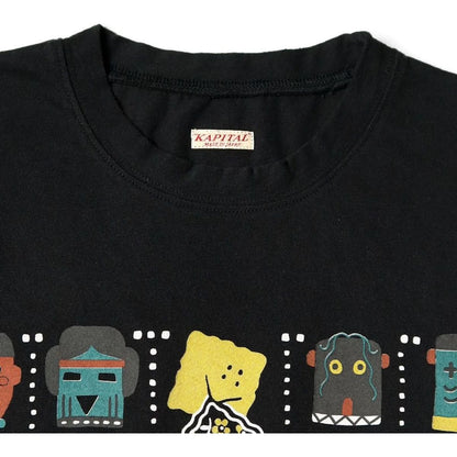 Kapital Tenjiku Crew T-Shirt (Peckish & Kachina Print)