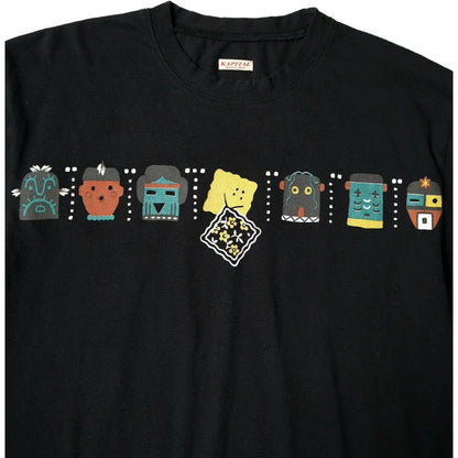 Kapital Tenjiku Crew T-Shirt (Peckish & Kachina Print)