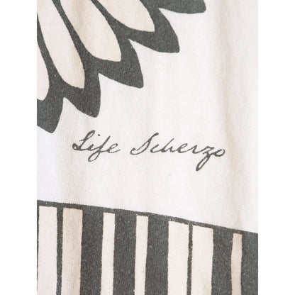 Kapital Tenjiku Crew T-Shirt (Piano & Sun Face Print)