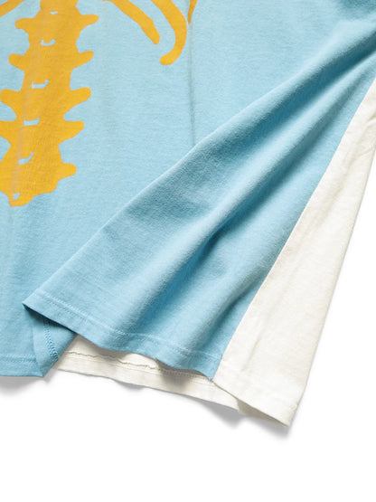 Kapital Tenjiku Jersey 2 Tone Big Pocket Tee (Bone Print)