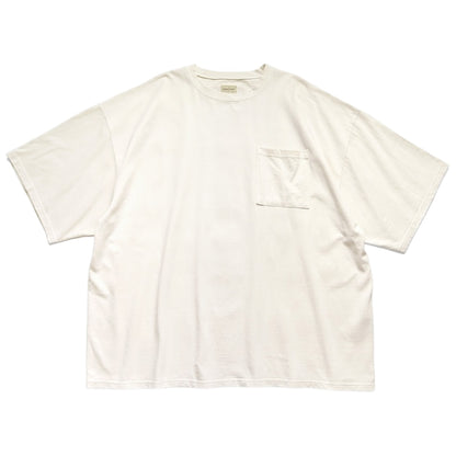 Kapital Tenjiku Jersey 2 Tone Big Pocket Tee (Bone Print)