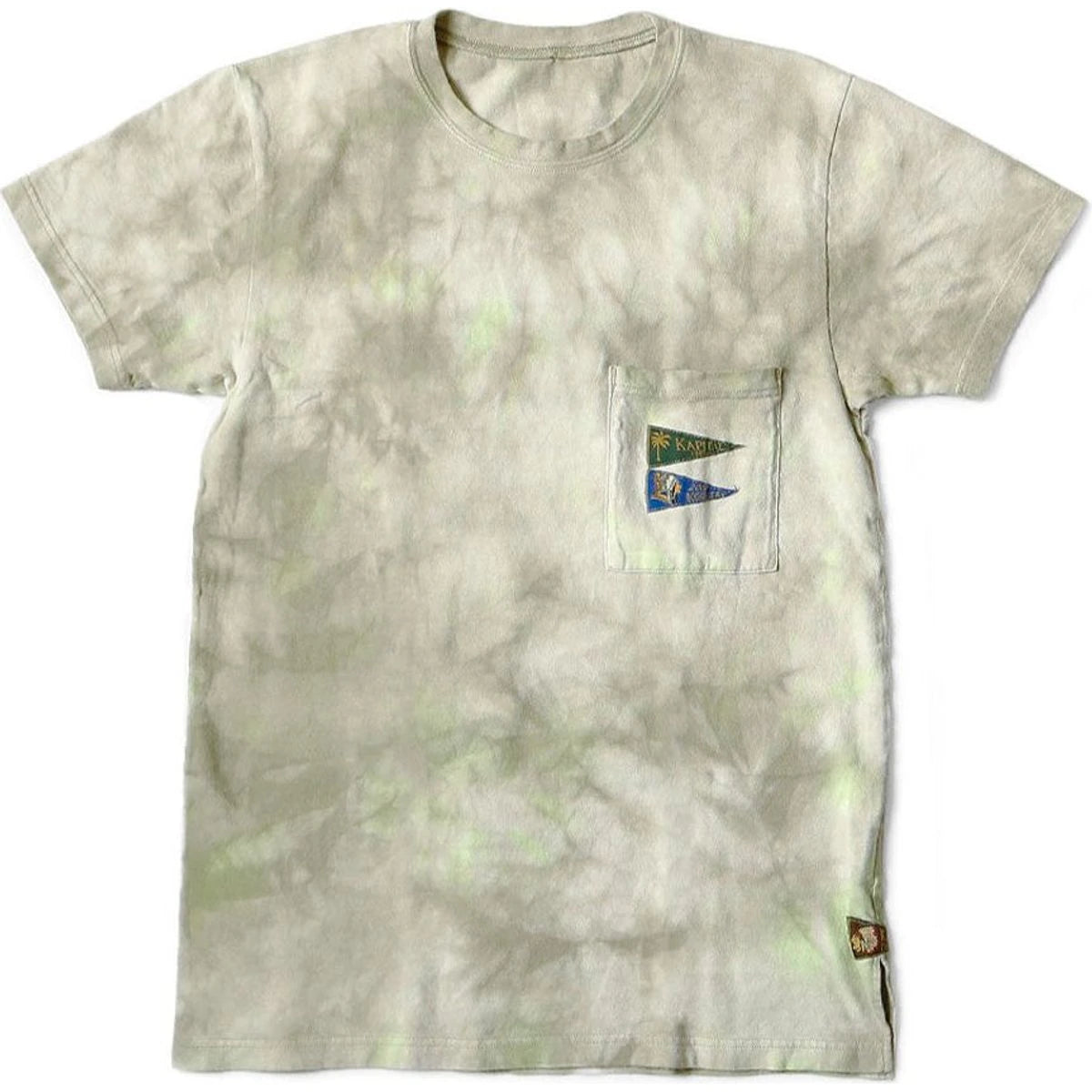Kapital Tenjiku Pennant T (3 Flags) Smoky Ashbury Dyed (2021)