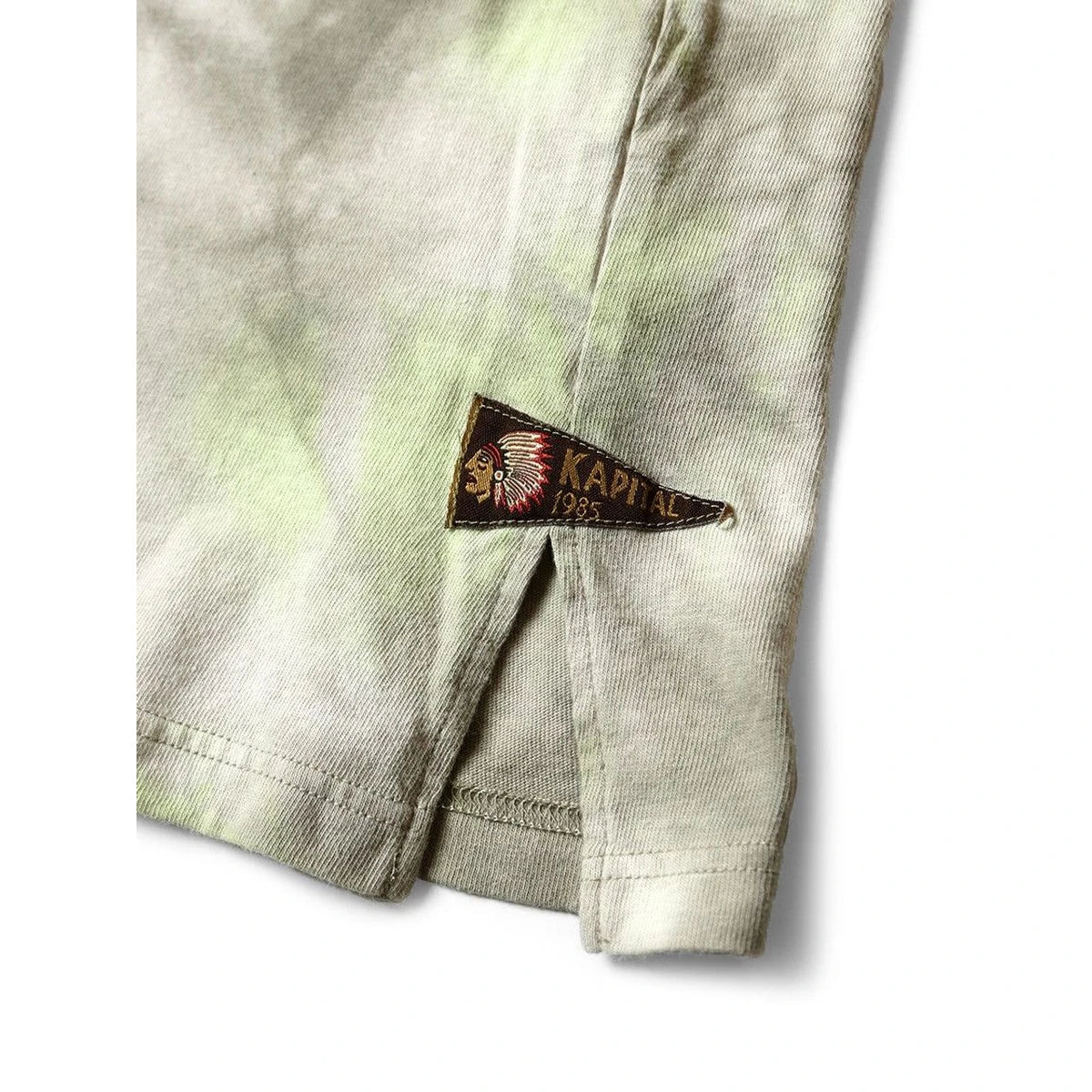 Kapital Tenjiku Pennant T (3 Flags) Smoky Ashbury Dyed (2021)