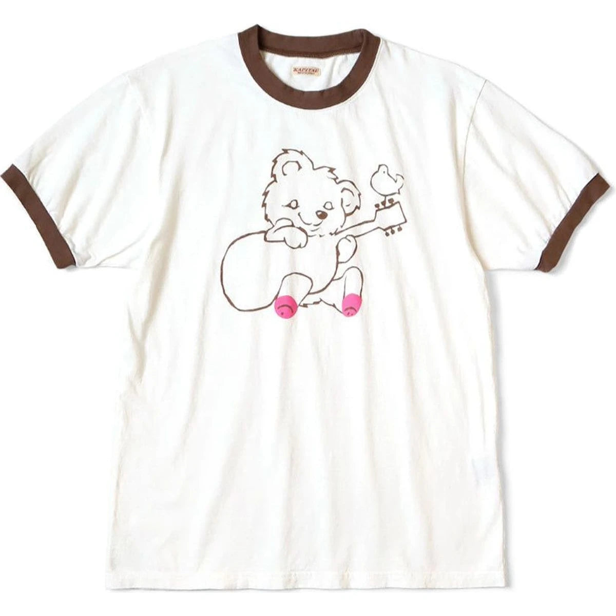 Kapital Tenjiku Ringer T (Little Bear & Harmony Print)