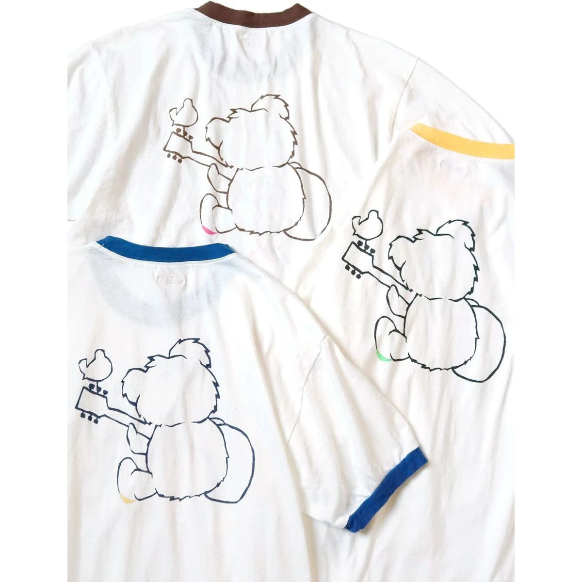 Kapital Tenjiku Ringer T (Little Bear & Harmony Print)
