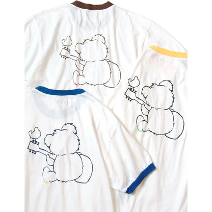 Kapital Tenjiku Ringer T (Little Bear & Harmony Print)