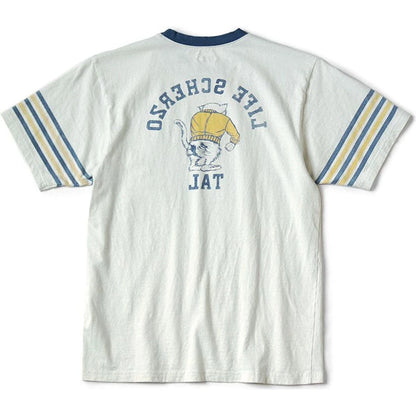 Kapital Tenjiku Ringer T-Shirt (College Catpital Print)