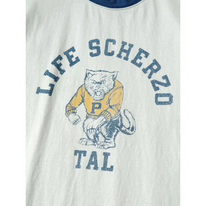 Kapital Tenjiku Ringer T-Shirt (College Catpital Print)