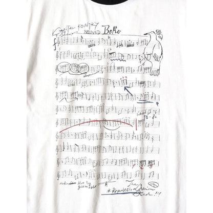Kapital Tenjiku Ringer Tee (Boro Elegy Print)