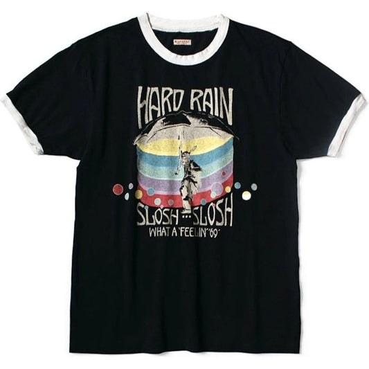 Kapital Tenjiku Ringer Tee (Hard Rain Sundance Print)