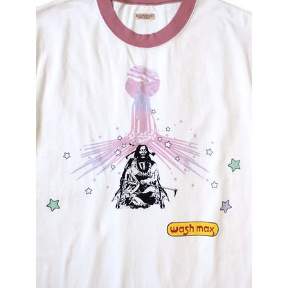 Kapital Tenjiku Ringer Tee (Laundry Max Chief Print)