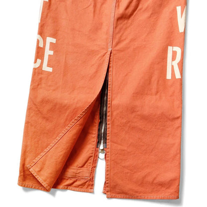 Kapital Thin Canvas Waist Repairman Long Skirt