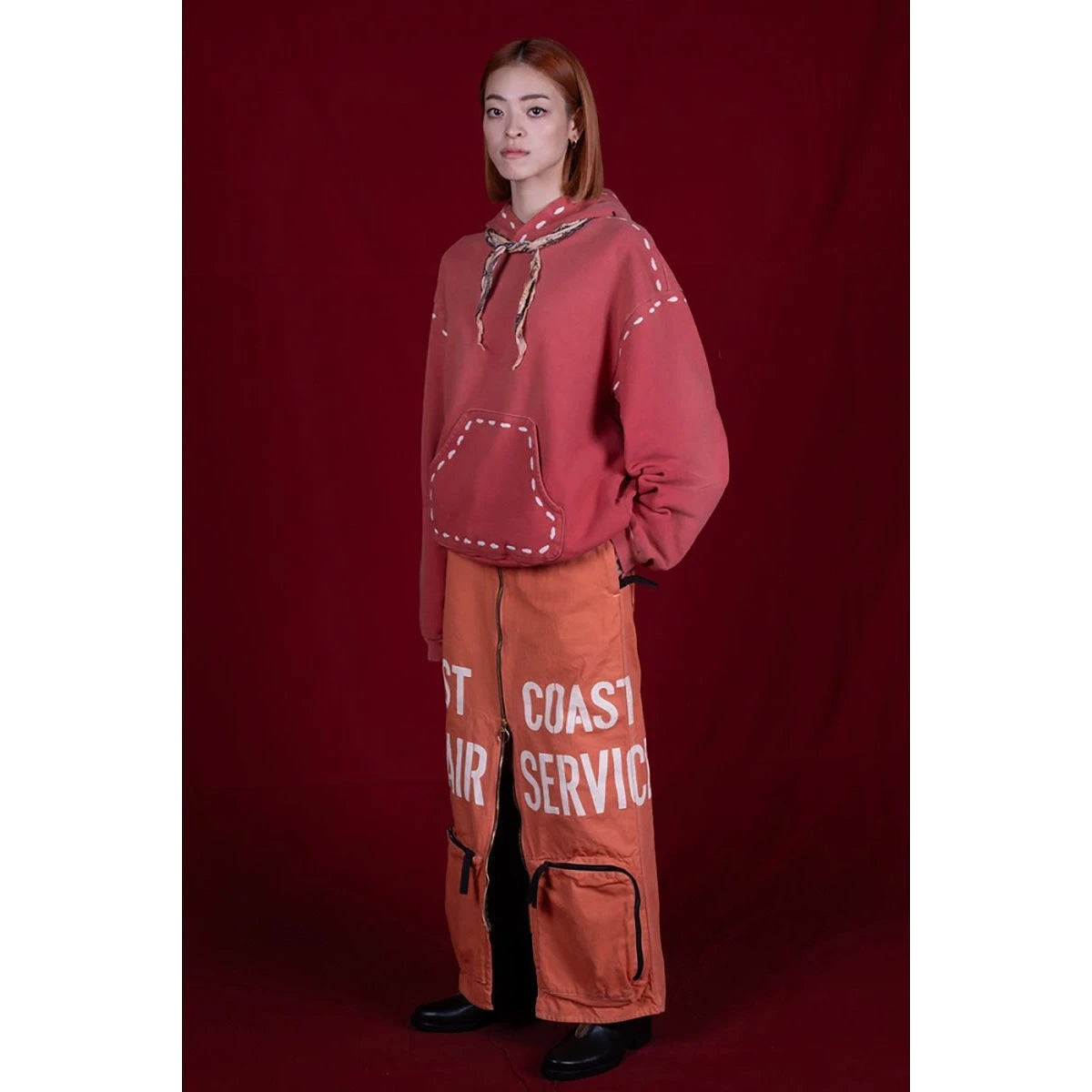 Kapital Thin Canvas Waist Repairman Long Skirt