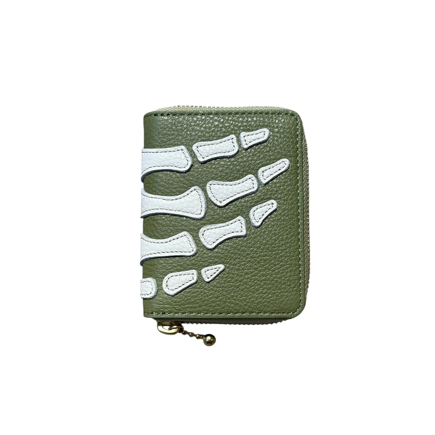 Kapital Thumbs Up Bone Hand Mini Zip Coin Wallet