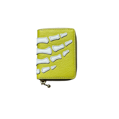 Kapital Thumbs Up Bone Hand Mini Zip Coin Wallet